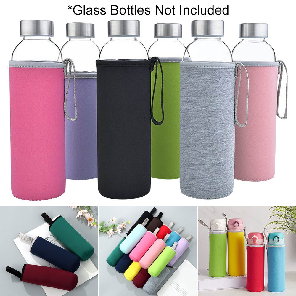 Outdoor Sport Glass Water Bottle - Outdoor-Sporttasche, tragbare Glasflaschenhülle, Wasserflaschenhülle, Vakuumbecherhülle, Wasserflaschenetui