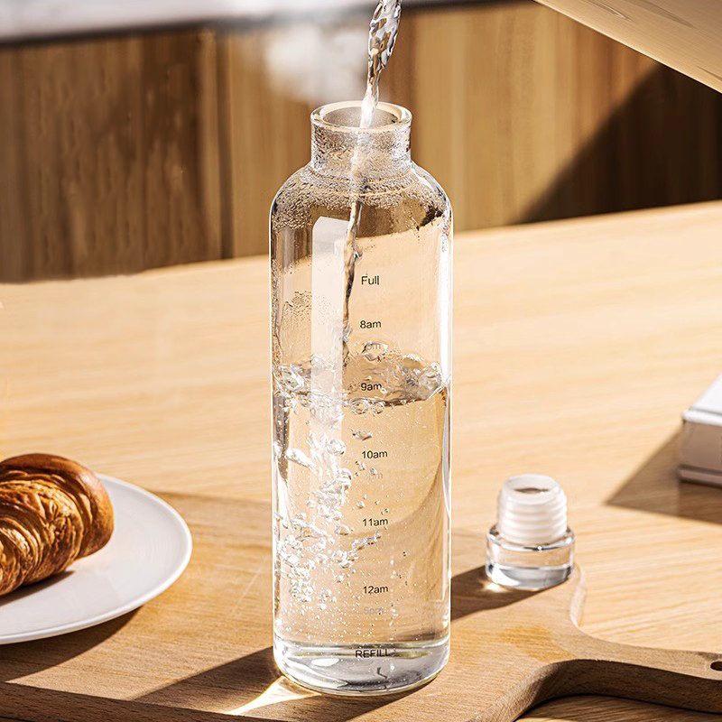 FOME 500/750/1000 ml Glas Spor – Outdoor Sport Glass Water Bottle Bewertung und Preis